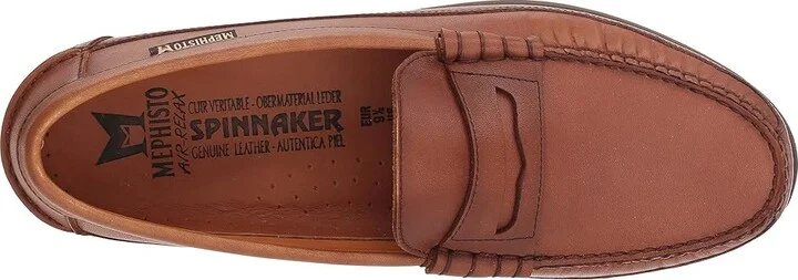 Mephisto Cap Vert Men's Slip on Shoes Rust Smooth Leather : EU 43.5 (US Men's 9.5) D - Medium - Image 3