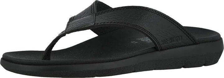 Mephisto Charly Men's Sandals Black Grain : EU 41 (US Men's 7) D - Medium, Leather - Image 2