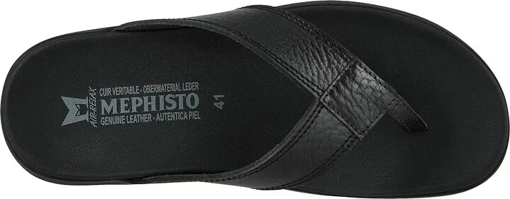 Mephisto Charly Men's Sandals Black Grain : EU 41 (US Men's 7) D - Medium, Leather - Image 3
