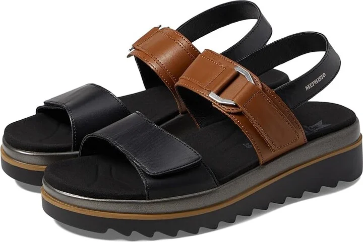 Mephisto Dakota Women's Shoes Black Combo : EU 37 (US Women's 7) B - Medium, Leather