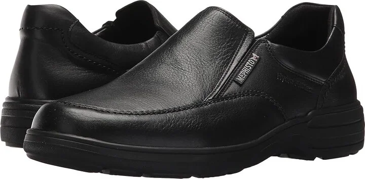 Mephisto Davy Men's Slip-on Dress Shoes Black Riko : EU 44 (US Men's 10) D - Medium, Leather