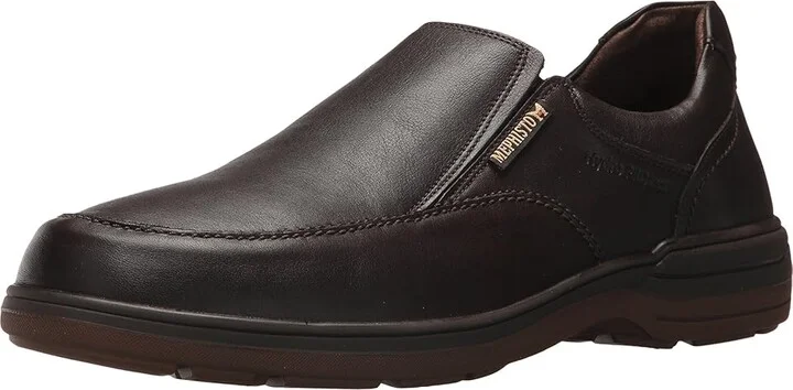 Mephisto Davy Men's Slip-on Dress Shoes Dark Brown Riko : EU 42.5 (US Men's 8.5) D - Medium, Leather - Image 2