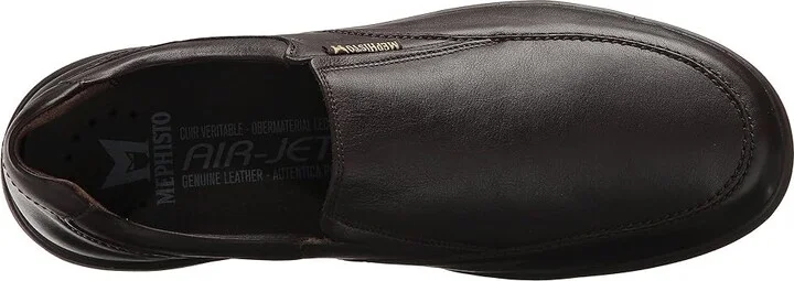 Mephisto Davy Men's Slip-on Dress Shoes Dark Brown Riko : EU 42.5 (US Men's 8.5) D - Medium, Leather - Image 3