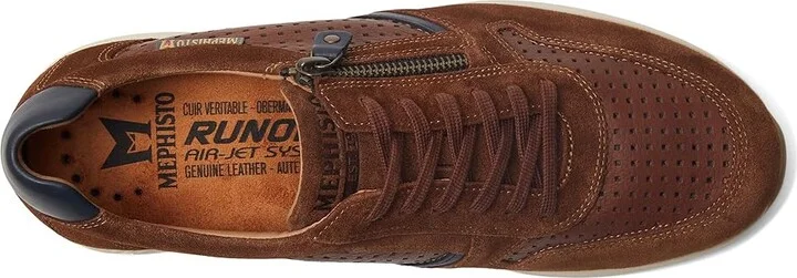 Mephisto Dino Perf Men's Shoes Brown Velsport : EU 41.5 (US Men's 7.5) D - Medium, Suede - Image 2
