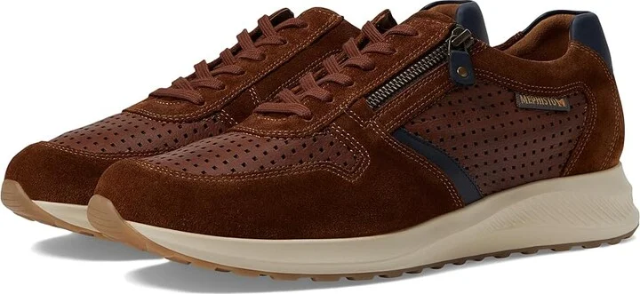 Mephisto Dino Perf Men's Shoes Brown Velsport : EU 41.5 (US Men's 7.5) D - Medium, Suede