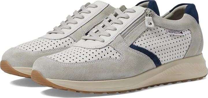 Mephisto Dino Perf Men's Shoes Stone Velsport : EU 42 (US Men's 8) D - Medium, Suede