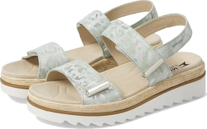 Mephisto Dominica Women's Shoes Green Almond Jaguar : EU 37 (US Women's 7) B - Medium, Leather