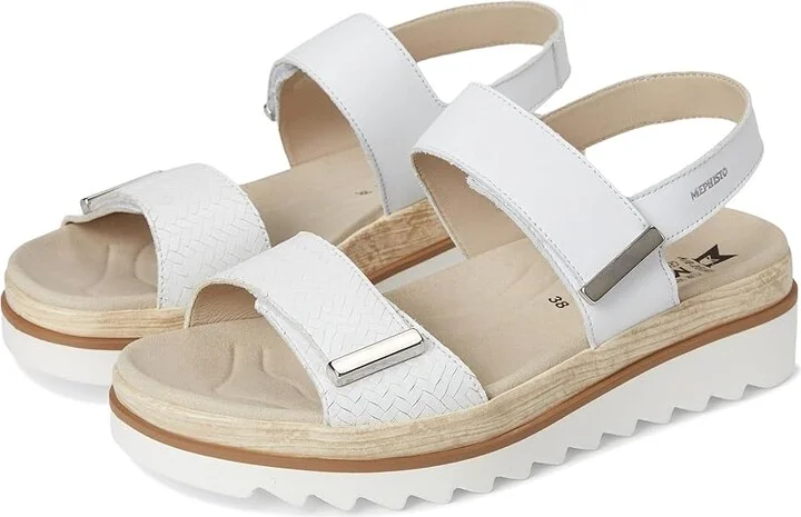 Mephisto Dominica Women's Shoes White : EU 37 (US Women's 7) B - Medium, Leather