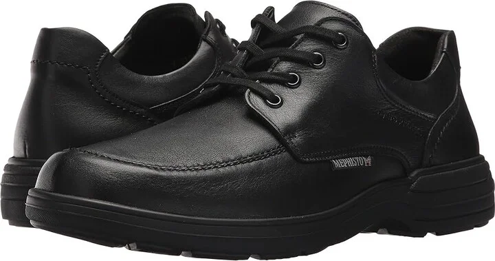 Mephisto Douk Men's Lace up casual Shoes Black Riko : EU 40.5 (US Men's 6.5) D - Medium, Leather