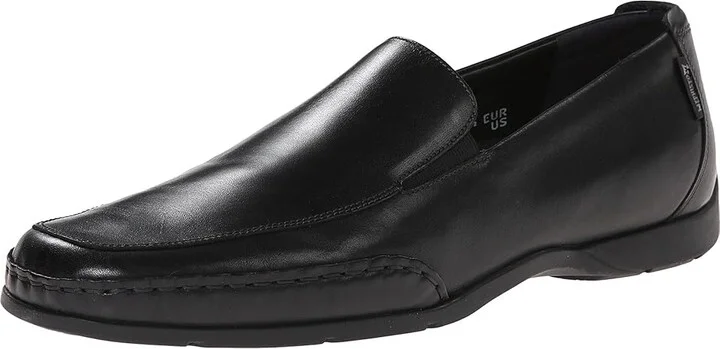 Mephisto Edlef Men's Slip on Shoes Black Smooth Leather : EU 41 (US Men's 7) D - Medium - Image 2