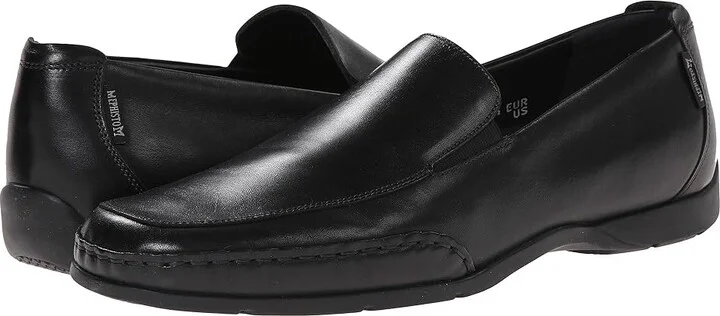 Mephisto Edlef Men's Slip on Shoes Black Smooth Leather : EU 41 (US Men's 7) D - Medium