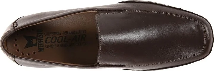 Mephisto Edlef Men's Slip on Shoes Dark Brown Smooth Leather : EU 42 (US Men's 8) D - Medium - Image 3