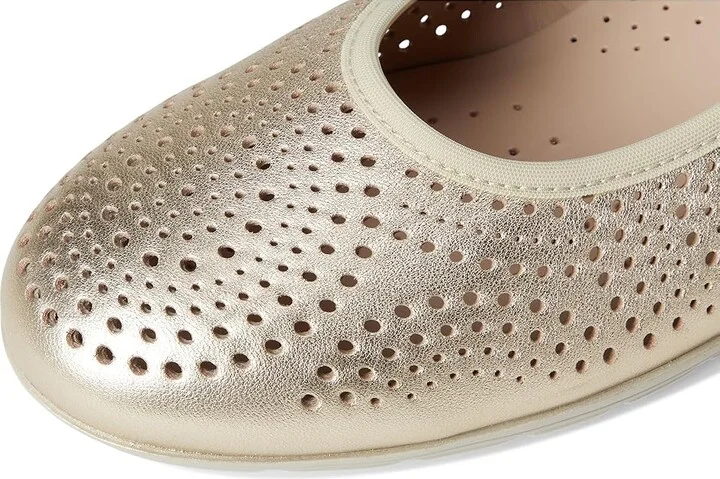 Mephisto Elsie Perf Women's Slip on Shoes Gold Charm : EU 35 (US Women's 5) B - Medium, Nubuck - Image 7