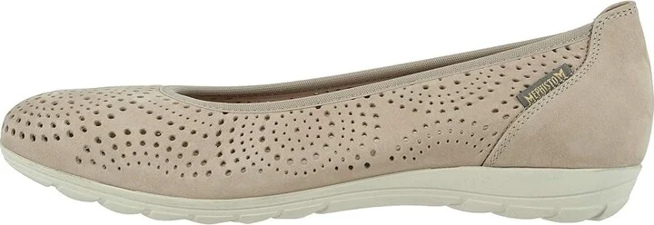 Mephisto Elsie Perf Women's Slip on Shoes Light Taupe Bucksoft : EU 35 (US Women's 5) B - Medium, Nubuck - Image 7