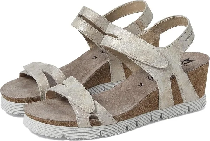 Mephisto Emelia Women's Shoes Light Taupe Monaco : EU 37 (US Women's 7) B - Medium, Leather
