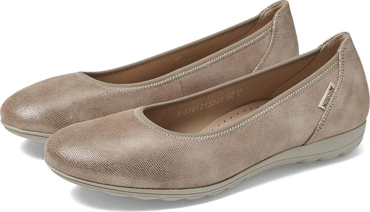 Mephisto Emilie Women's Slip on Shoes Light Taupe : EU 36.5 (US Women's 6.5) B - Medium, Leather