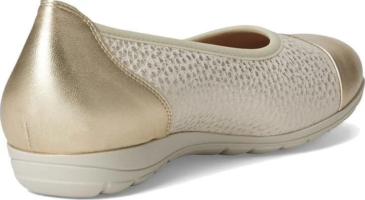 Mephisto Erika 1 Women's Flat Shoes Light Sand Charm : EU 40 (US Women's 10) B - Medium, Full Grain leather - Image 4
