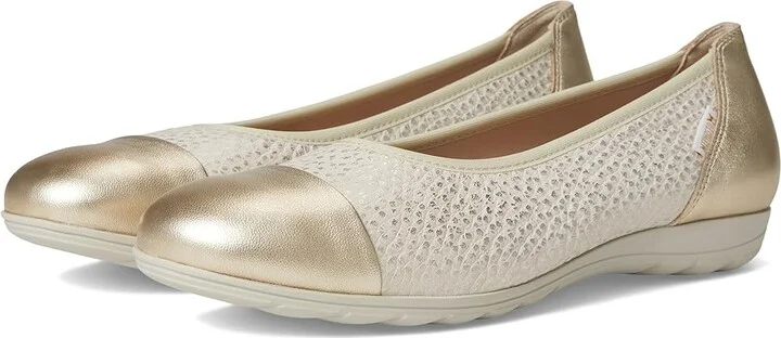 Mephisto Erika 1 Women's Flat Shoes Light Sand Charm : EU 40 (US Women's 10) B - Medium, Full Grain leather