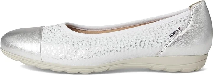 Mephisto Erika 1 Women's Flat Shoes Silver Charm : EU 36.5 (US Women's 6.5) B - Medium, Full Grain leather - Image 6