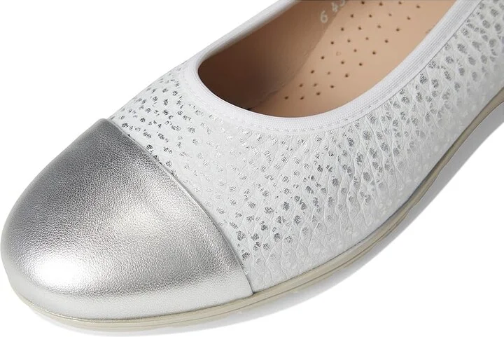 Mephisto Erika 1 Women's Flat Shoes Silver Charm : EU 36.5 (US Women's 6.5) B - Medium, Full Grain leather - Image 7