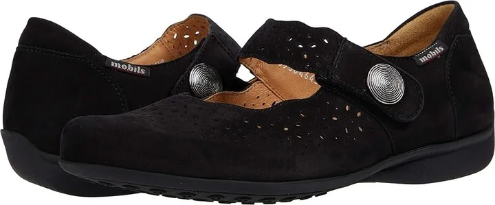 Mephisto Fabienne Women's Shoes Black Bucksoft : EU 35 (US Women's 5) B - Medium, Leather/Nubuck
