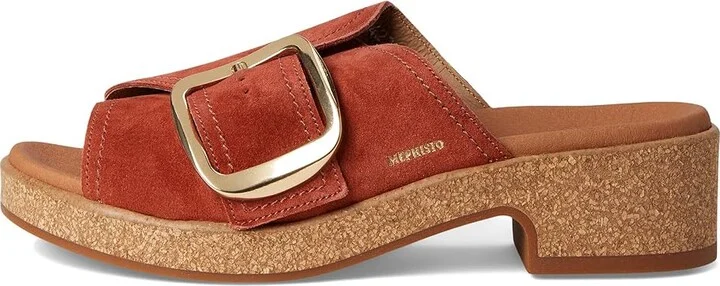 Mephisto Foline Women's Sandals Chili : EU 39 (US Women's 9) B - Medium, Suede - Image 6