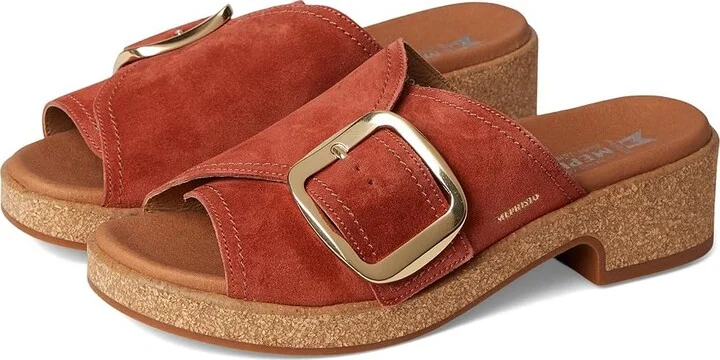 Mephisto Foline Women's Sandals Chili : EU 39 (US Women's 9) B - Medium, Suede