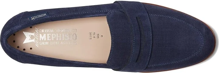 Mephisto Hadele Women's Shoes Indigo : EU 41 (US Women's 11) B - Medium, Leather/Rubber - Image 2