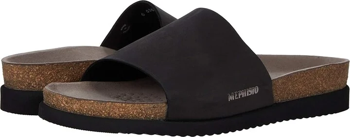 Mephisto Hanik Women's Shoes Black Sandalbuck : EU 35 (US Women's 5) B - Medium, Leather