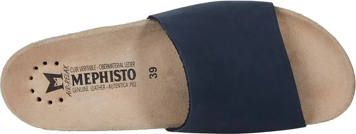 Mephisto Hanik Women's Shoes Navy Sandalbuck : EU 39 (US Women's 9) B - Medium, Leather - Image 2