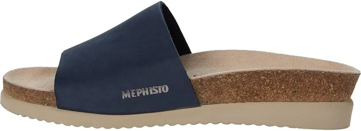 Mephisto Hanik Women's Shoes Navy Sandalbuck : EU 39 (US Women's 9) B - Medium, Leather - Image 6