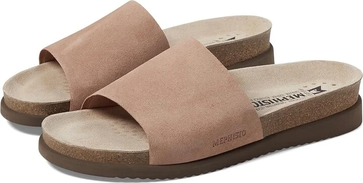 Mephisto Hanik Women's Shoes Old Pink Suede : EU 41 (US Women's 11) B - Medium, Leather