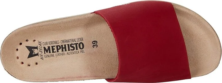 Mephisto Hanik Women's Shoes Red Sandalbuck : EU 42 (US Women's 12) B - Medium, Leather - Image 2