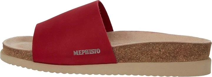 Mephisto Hanik Women's Shoes Red Sandalbuck : EU 42 (US Women's 12) B - Medium, Leather - Image 6