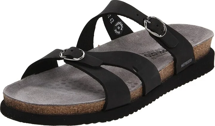 Mephisto Hannel Women's Sandals Black Nubuck : EU 35 (US Women's 5) B - Medium - Image 2