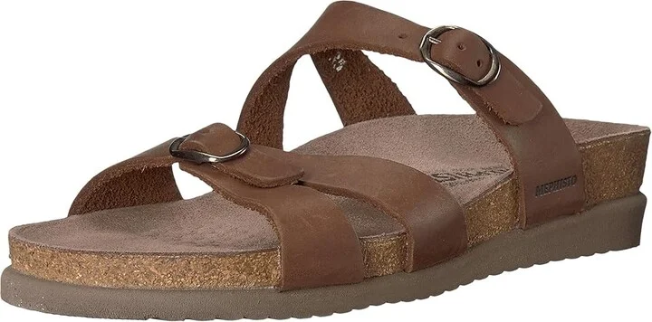 Mephisto Hannel Women's Sandals Dark Brown Scratch Leather : EU 37 (US Women's 7) B - Medium - Image 2