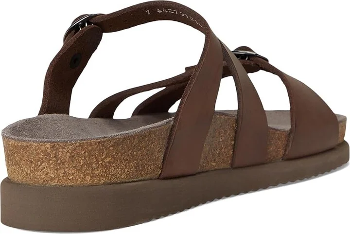Mephisto Hannel Women's Sandals Dark Brown Scratch Leather : EU 37 (US Women's 7) B - Medium - Image 5