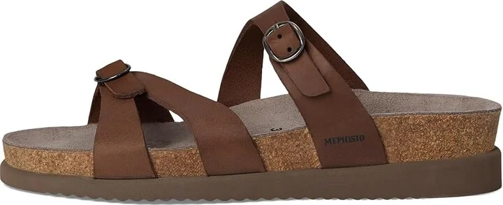 Mephisto Hannel Women's Sandals Dark Brown Scratch Leather : EU 37 (US Women's 7) B - Medium - Image 7
