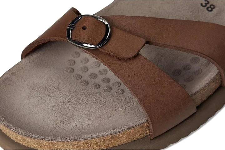 Mephisto Hannel Women's Sandals Dark Brown Scratch Leather : EU 37 (US Women's 7) B - Medium - Image 8