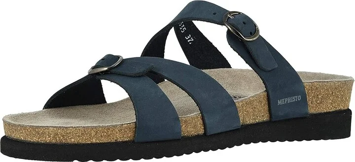 Mephisto Hannel Women's Sandals Navy Nubuck : EU 39 (US Women's 9) B - Medium, Leather/Nubuck - Image 2