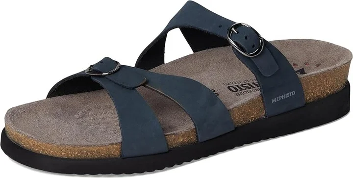Mephisto Hannel Women's Sandals Navy Nubuck : EU 39 (US Women's 9) B - Medium, Leather/Nubuck - Image 6