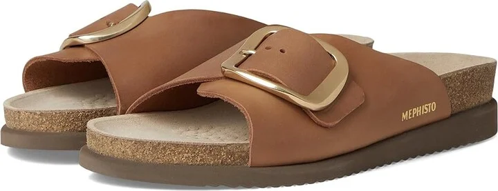 Mephisto Hariana Women's Sandals Camel Scratch : EU 36 (US Women's 6) B - Medium, Leather