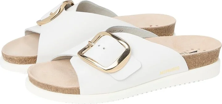 Mephisto Hariana Women's Sandals White : EU 37 (US Women's 7) B - Medium, Leather