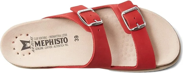 Mephisto Harmony Women's Sandals Red Sandalbuck : EU 42 (US Women's 12) B - Medium, Leather - Image 2
