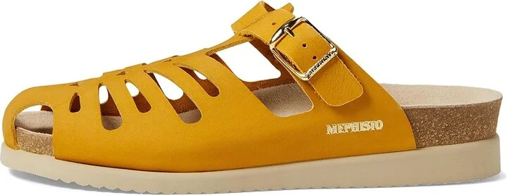 Mephisto Hedina Women's Shoes Ochre Nubuck : EU 36 (US Women's 6) B - Medium, Suede - Image 5