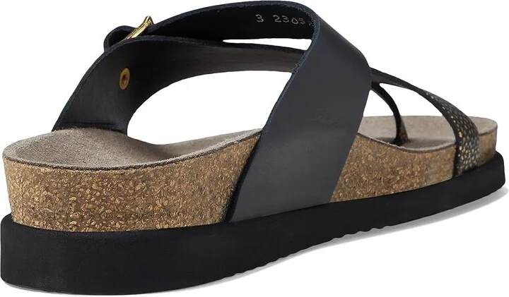 Mephisto Helen Mix Women's Sandals Gold Condor/Black Waxy : EU 40 (US Women's 10) B - Medium, Leather - Image 4