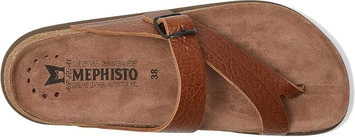Mephisto Helen Plus Women's Sandals Tan Grain : EU 36 (US Women's 6) D - Wide, Leather - Image 2