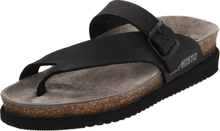 Mephisto Helen Women's Sandals Black Nubuck : EU 36 (US Women's 6) B - Medium, Suede - Image 2