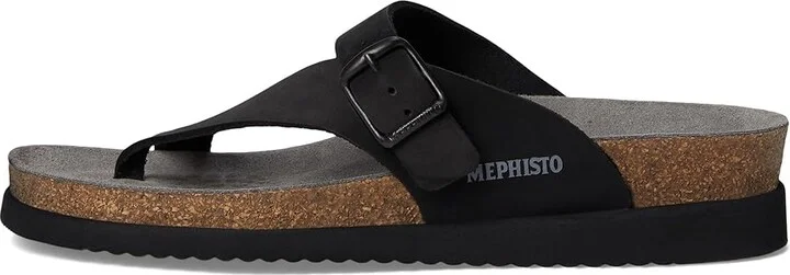 Mephisto Helen Women's Sandals Black Nubuck : EU 36 (US Women's 6) B - Medium, Suede - Image 7
