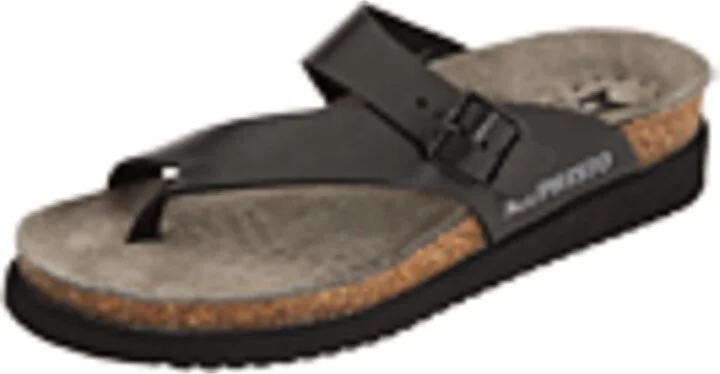 Mephisto Helen Women's Sandals Black Waxy Leather : EU 36 (US Women's 6) B - Medium, Leather/Suede - Image 2